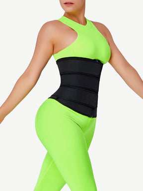 Snatched Latex Zipper Waist Trainer 7 Bones