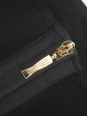 Snatched Zipper Waist Trainer 15 Built-In Steel Bones