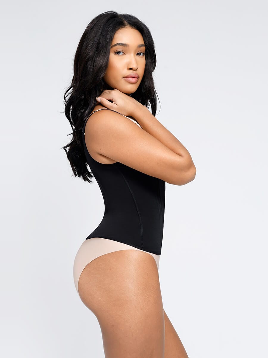 Snatched Vest Waist Trainer U-Shaped Chest Support 13 Steel Bones
