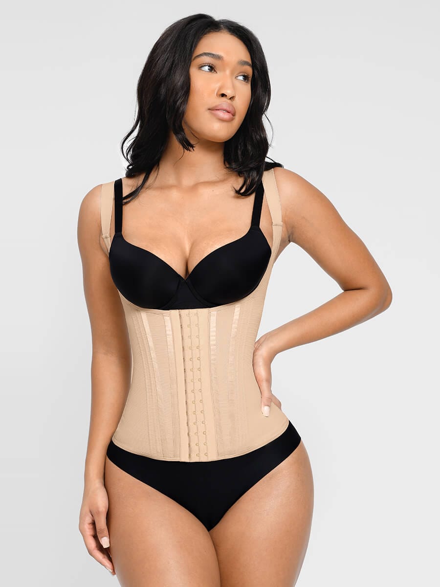 Snatched Vest Waist Trainer U-Shaped Chest Support 13 Steel Bones