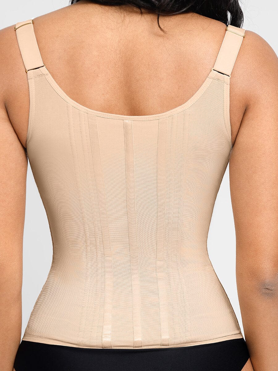 Snatched Vest Waist Trainer U-Shaped Chest Support 13 Steel Bones