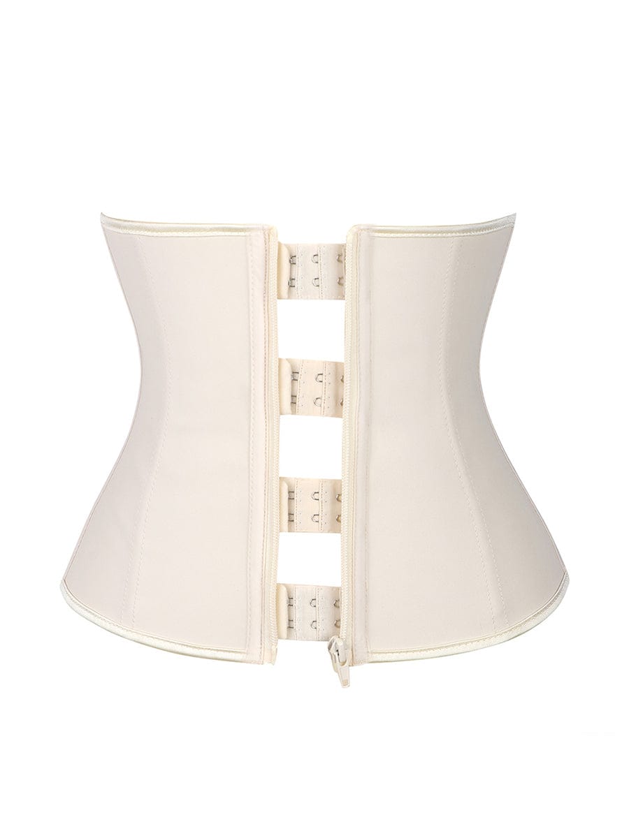 Snatched Latex Zipper Waist Trainer Plus Size
