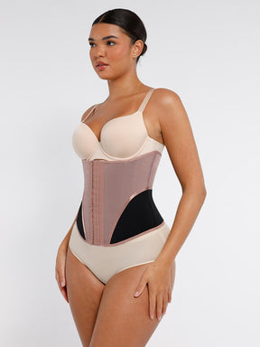Snatched Mesh Waist Cincher 9 Steel Bones 3-Row Hooks