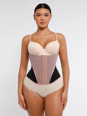 Snatched Mesh Waist Cincher 9 Steel Bones 3-Row Hooks