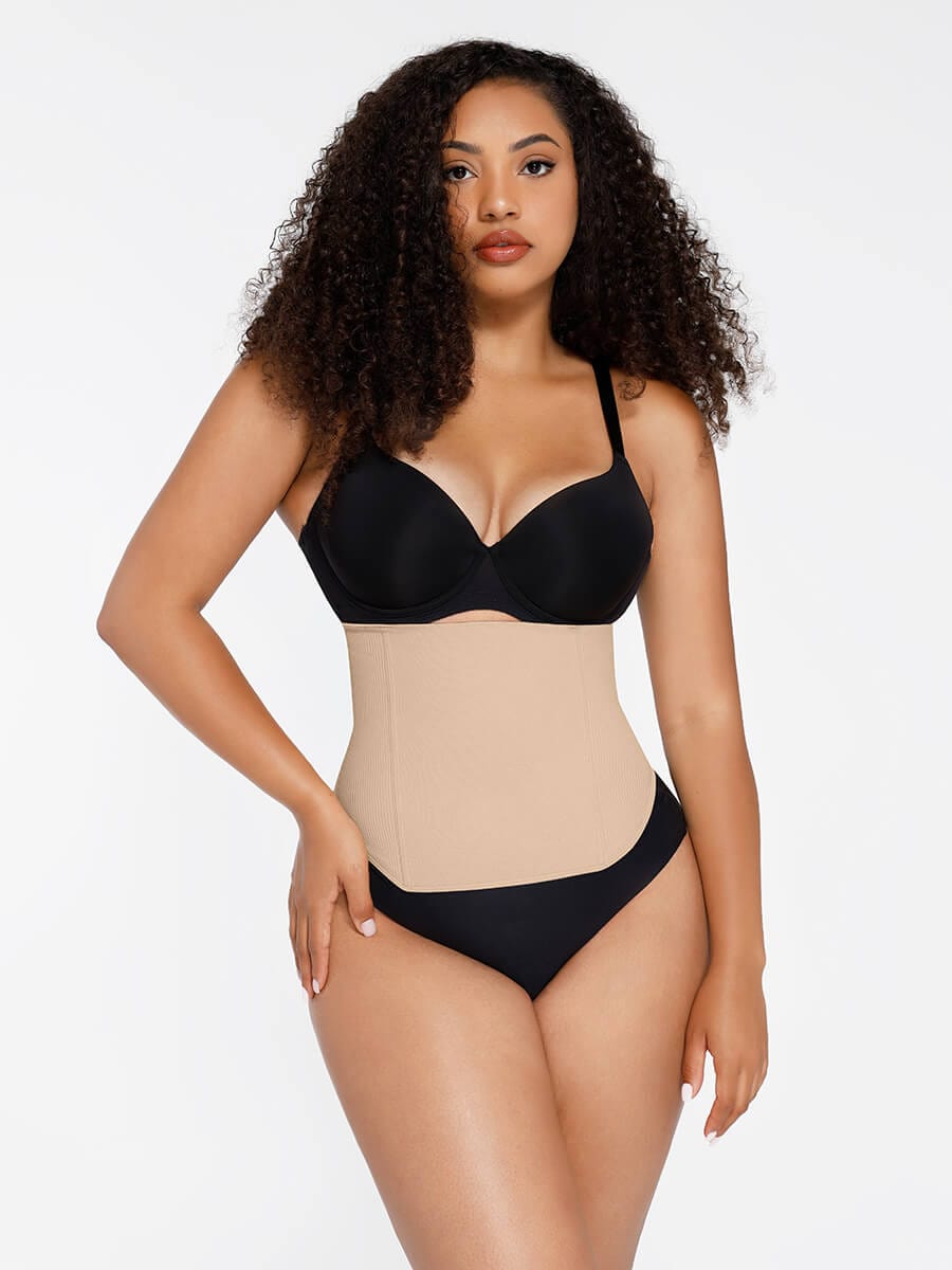 Snatched Seamless Waist Cincher 4 Steel Bones