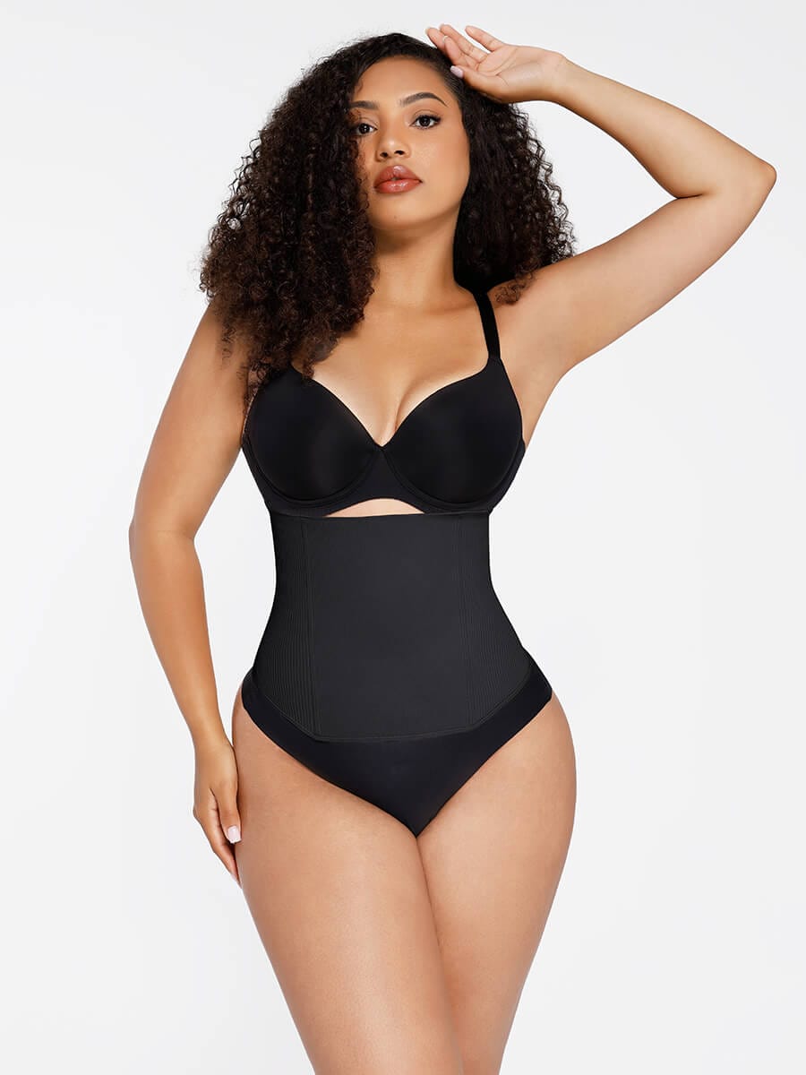 Snatched Seamless Waist Cincher 4 Steel Bones