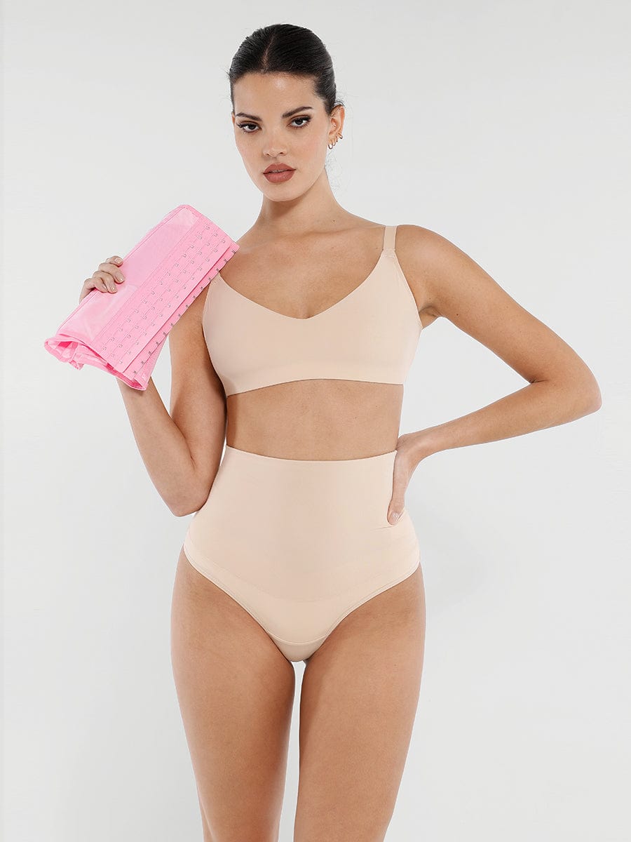 Snatched Mesh Waist Trainer 7 Steel Bones 3-Row Hooks