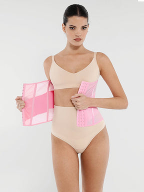 Snatched Mesh Waist Trainer 7 Steel Bones 3-Row Hooks