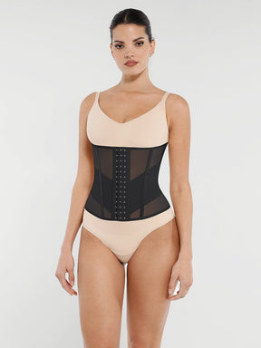 Snatched Mesh Waist Trainer 7 Steel Bones 3-Row Hooks