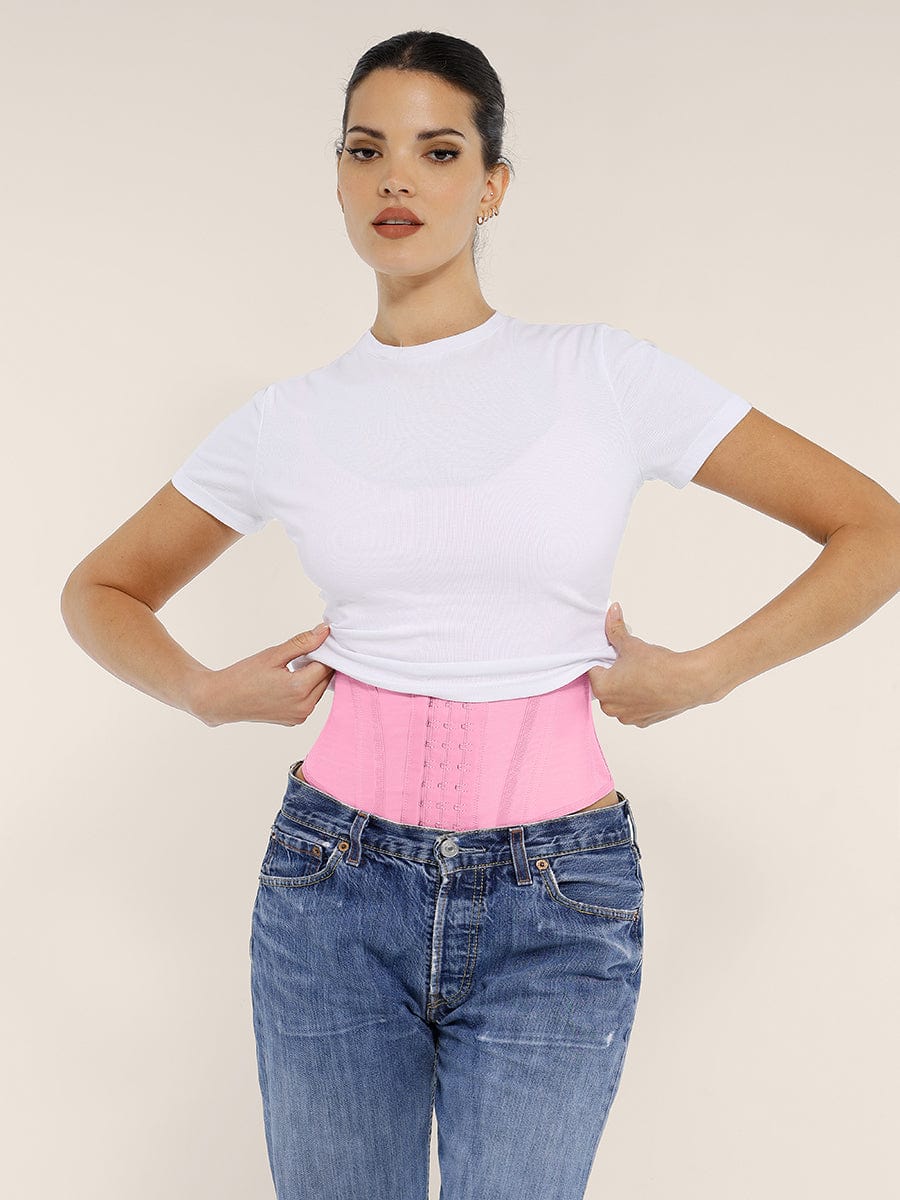 Snatched Vest Waist Trainer 7 Steel Bones Chest Support 3-Row Hooks