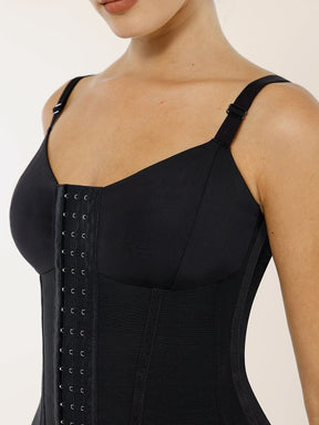 Snatched Vest Waist Trainer 7 Steel Bones Chest Support 3-Row Hooks