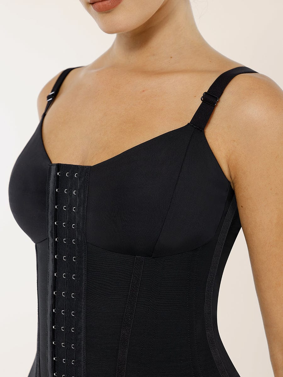 Snatched Vest Waist Trainer 7 Steel Bones Chest Support 3-Row Hooks